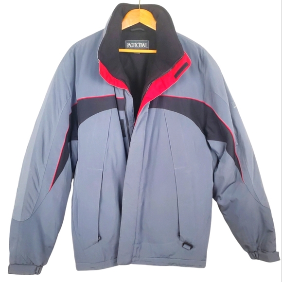 Men's Pacific Trail Ski Jacket. Grey. XL - Picture 1 of 15